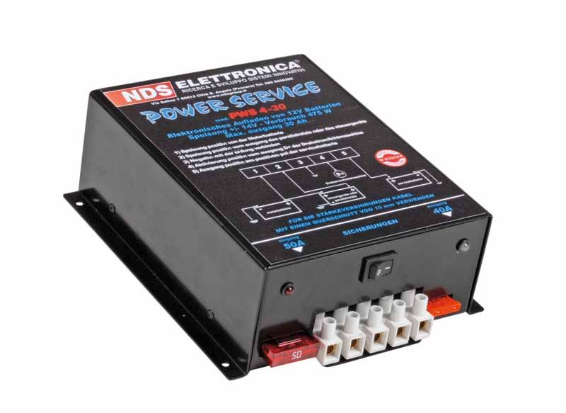 Stroomvoorziening PWS 4-25 Lader, 12V, 25A, voor Dynamo vanaf 70A