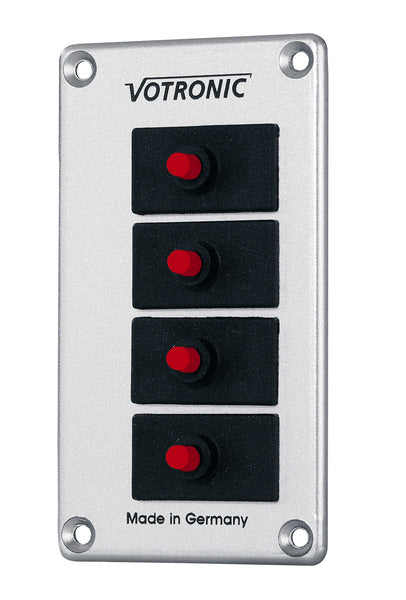 Zekeringpaneel met 4 automatische zekeringen