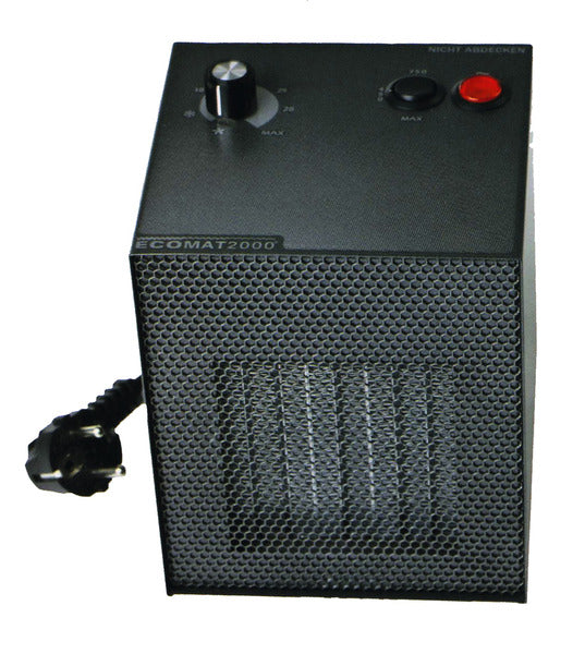 Elektrische ventilatorkachel 230V 450/750/1500W 2/4/6A Ecomat Classic