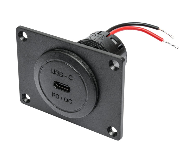 USB-C-voedingsaansluiting (60 W) inclusief montageplaat
