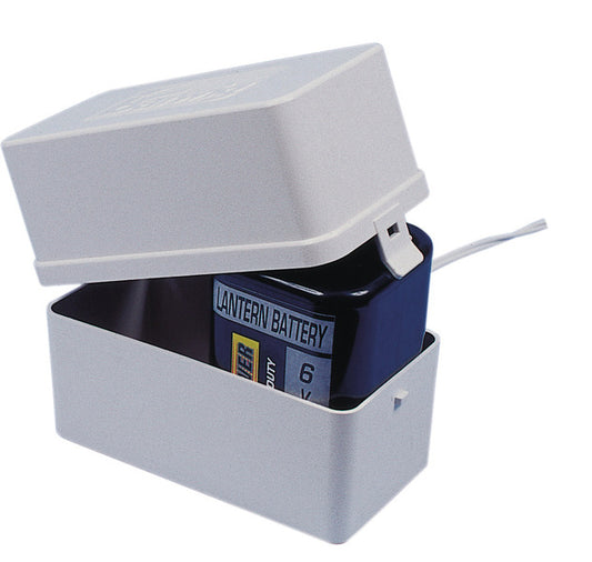 Accubak voor blokbatterij 6V