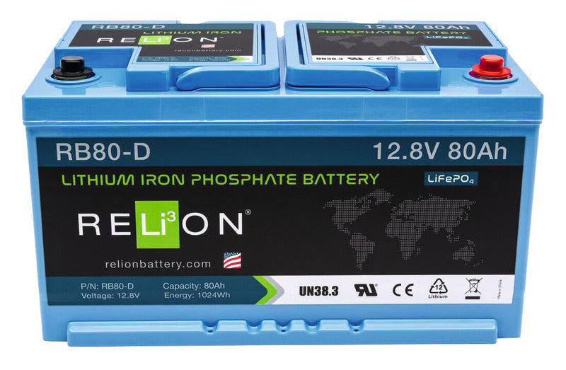 Lithium-ijzerfosfaatbatterij van 20-150 Ah / 12 Volt