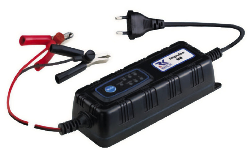 Lader met 0,8 of 4,0 Ampère