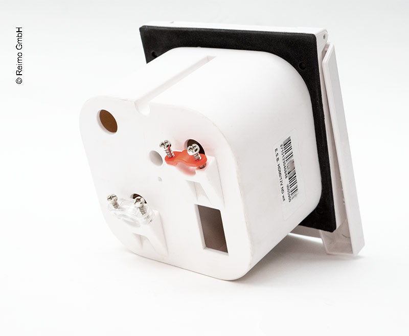 Stopcontact 12V+HDMI Wit