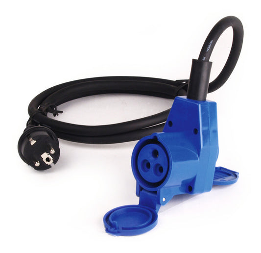 Adapterkabel Schuko stekker 3x2,5 1,5m