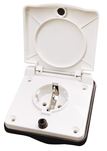 Zonneschermdoos 230V, wit