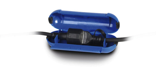 Schuko Safebox kabelkluis klein, blauw
