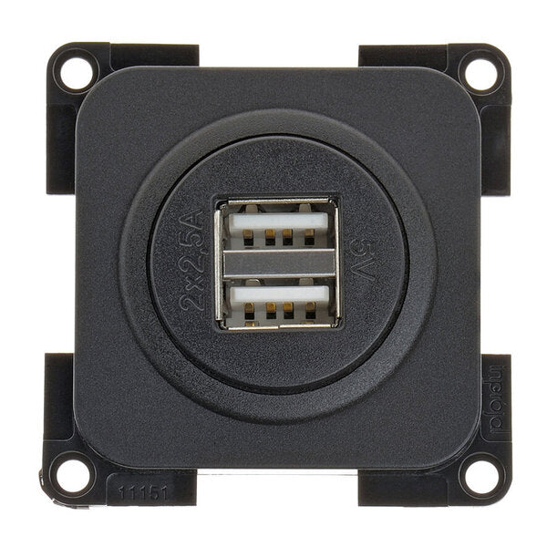 USB-Doppelladesteckd.Los