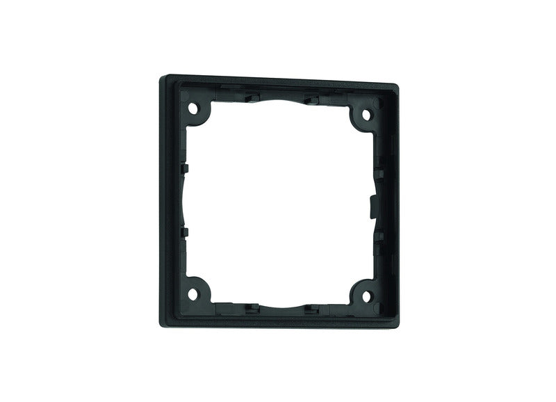 Afstandframe 1-voudig. Vlakke, 3mm constructiehoogte. Leisteen grijs. SB verpakt