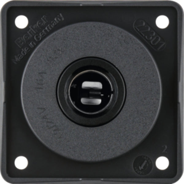 Berker INTEGRO 12V-autocontactdoos antraciet