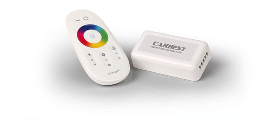 RGBW-controller met touch-afstandsbediening, 12V-24V