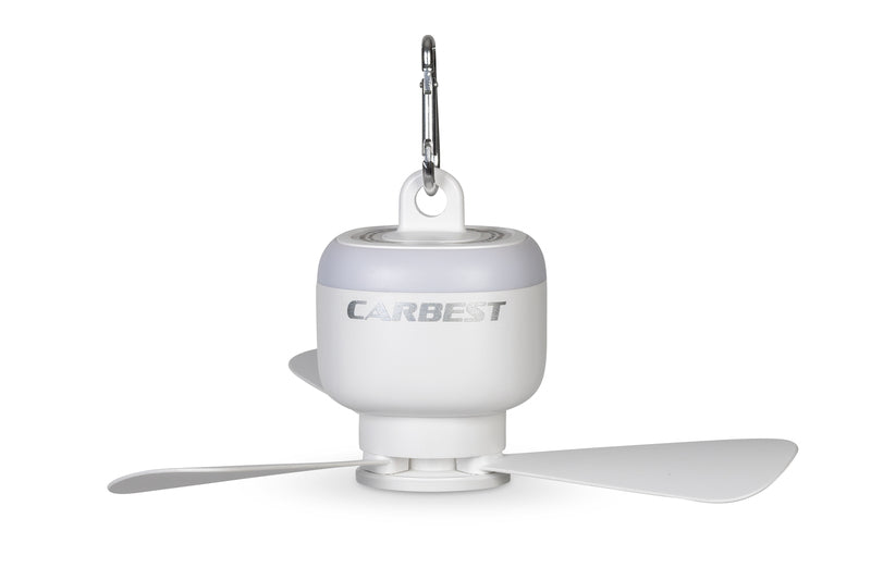 CARBEST LENE plafondventilator met ledverlichting en oplaadbare batterij