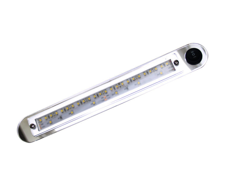 LED 12V lineaire spot, 30 LED, 1,3W, schakelaar