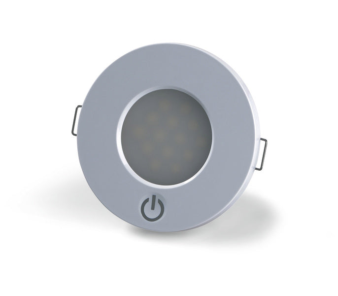 LED 12V single spot 14 LED's, 0,5W, Ø75mm