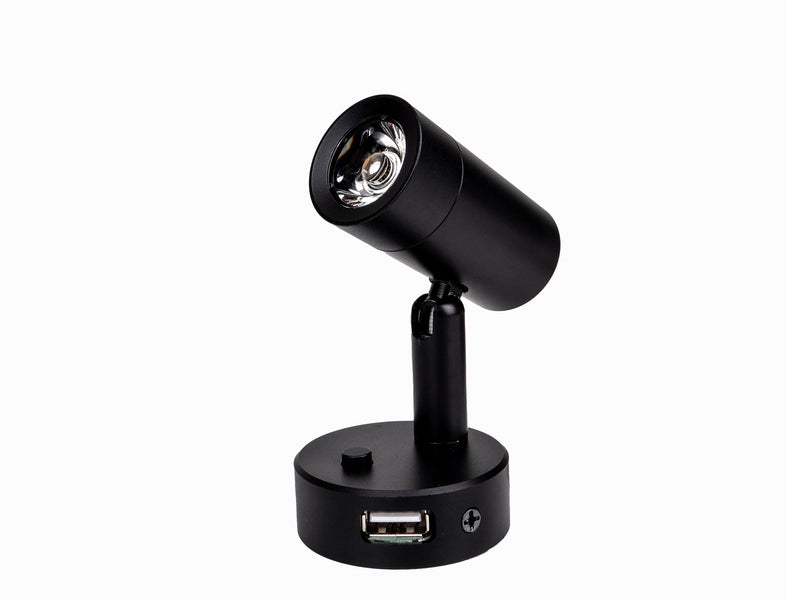 LED-Leseleuchte Zwart