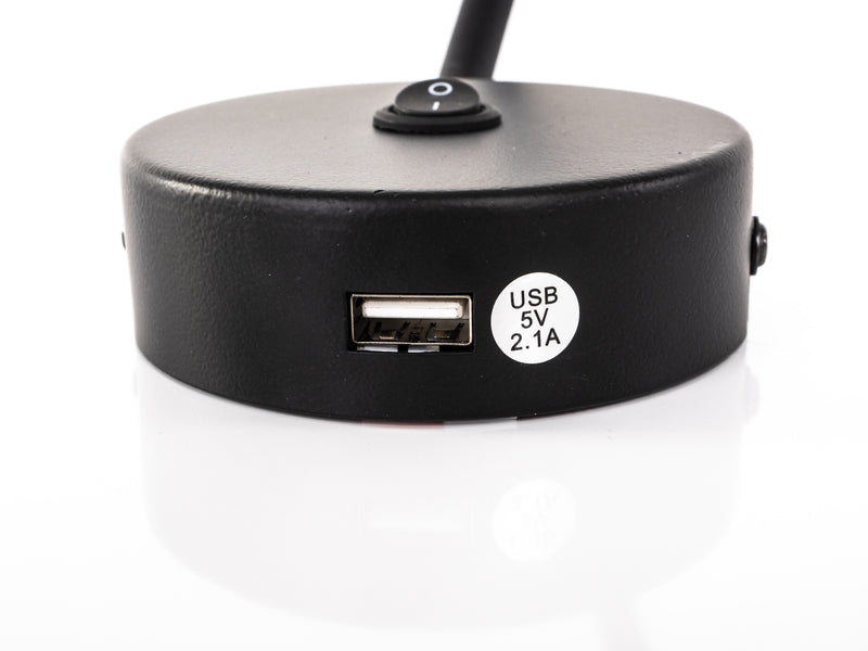 LED zwanenhals licht met USB en aan/uit schakelaar