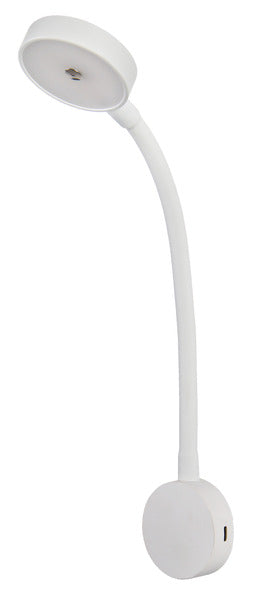 LED-zwanenhalslampen met wit en rood licht