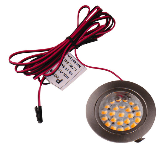 24 LED 65x13mm zink, 12V, 1,7 watt, rond