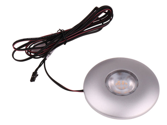 15 LED 90x11,5mm aluminium, 2,2 watt, zilver