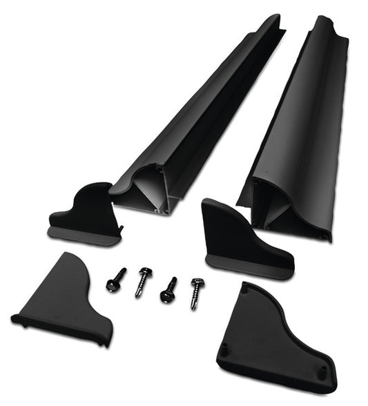 Zonnepaneel montage spoiler set, breedte tot 550mm, 1 paar, 4 hoeken, 2 stuks