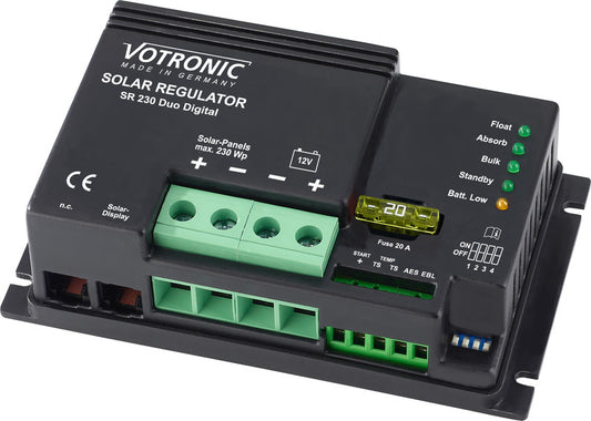 Zonnelaadregelaar SR 230 Duo Digitaal