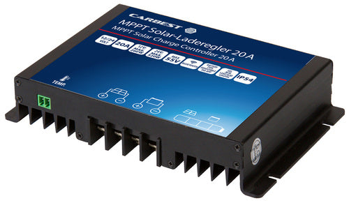 Carbest MPPT 12/24V 20A Zonnelaadregelaar met bluetooth geintegreerd