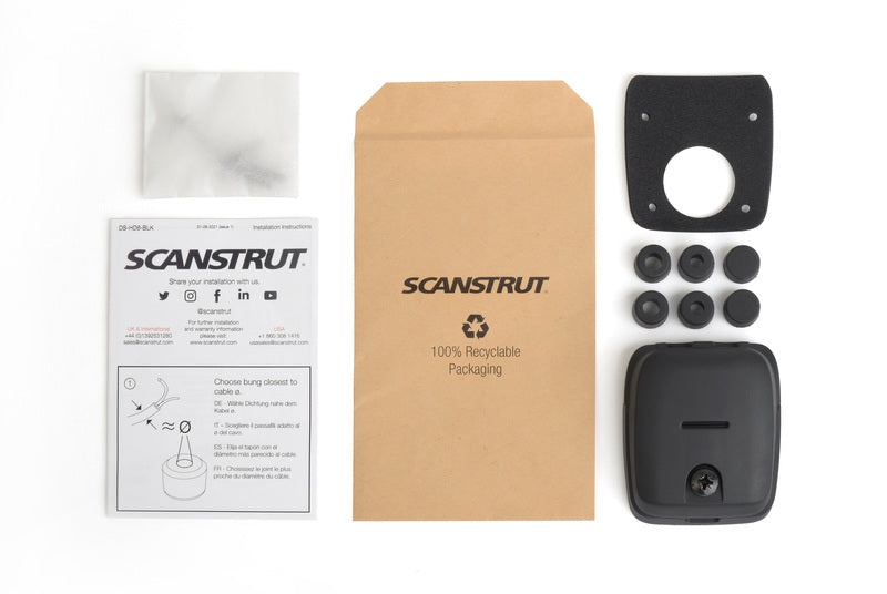 SCANSTRUT DS-HD6-BLK Kabeldoorvoer, zwart