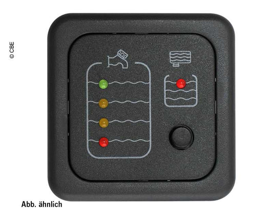 LED-testpaneel MT214/M bruin voor drinkwatertank