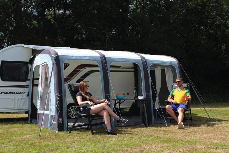 Caravan voortent EVORA 390 PRO CLIMATE, ademend