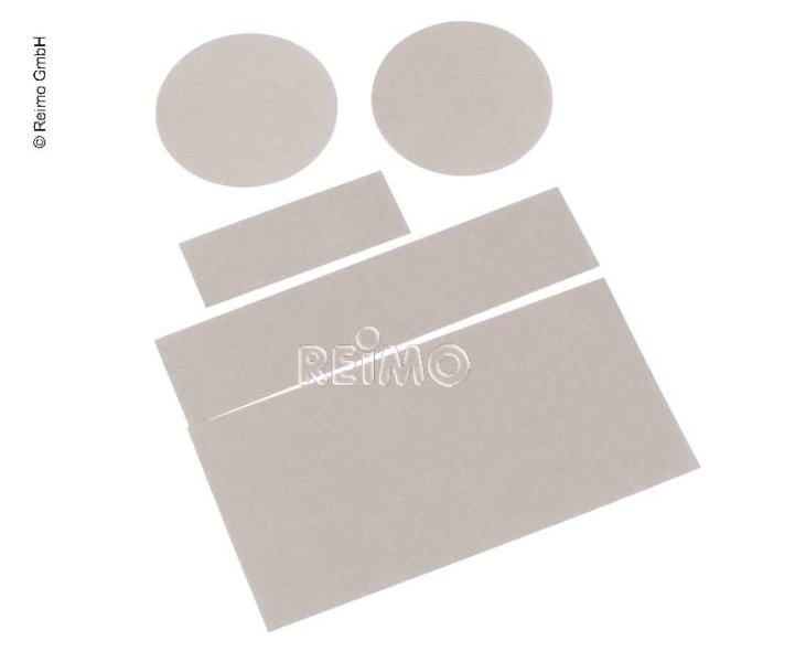 5 zelfklevende polyamide patches voor snelle reparatie v. tent, div. maten