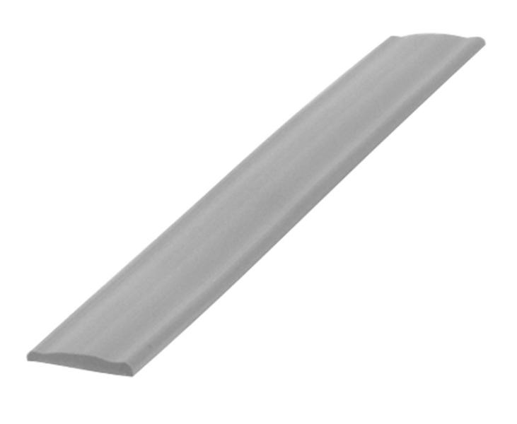 Afdekprofiel zilver 12mm, 200 meter rol