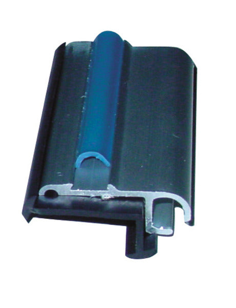 Luifelinvoerstrook aluminium zilver, 27x11mm, 2m