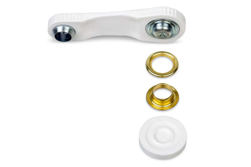 Messing ogen met ringen - 11 mm