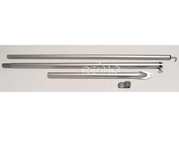 Dakhaakhaakstang 165-250 cm, aluminium, Ø32mm