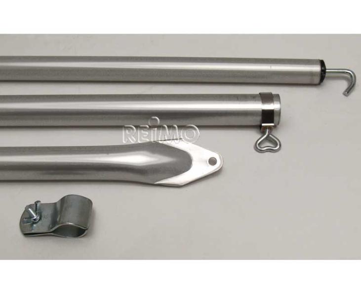 Dakhaakhaakstang 165-250 cm, aluminium, Ø32mm