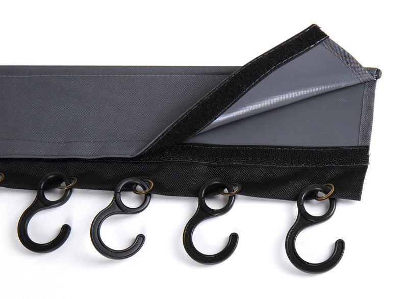 Haakstrip met 8 haken, bies en klittenbandsluiting Lengte 58cm
