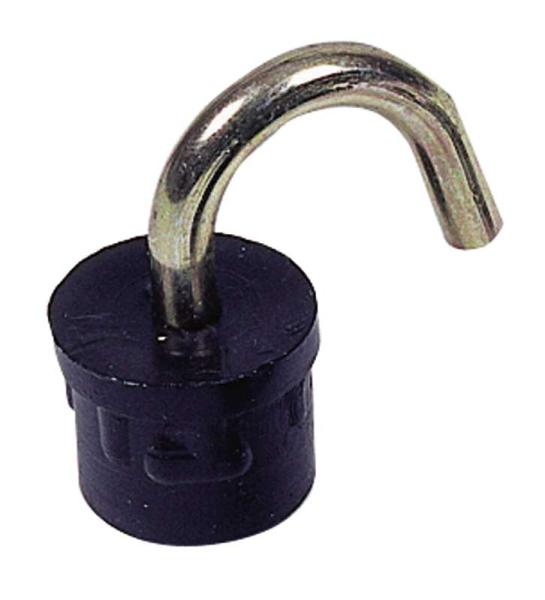 Tentstaafdoorn gebogen, 25mm, 2 st.