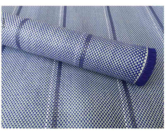 Tenttapijt Arisol in blauw 3x7m, Incl. zakje, clips + pinnen