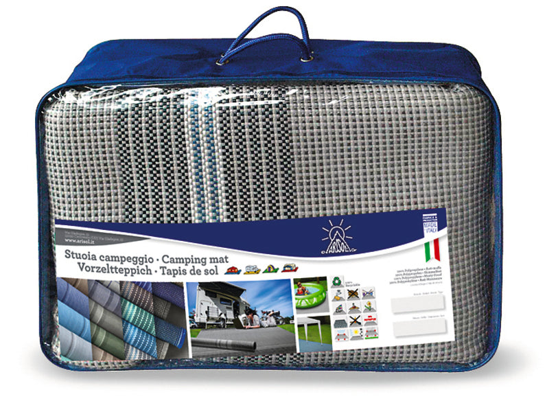 Tenttapijt, tenttapijt Arisol luxe, grijs, 2,5x3,0m