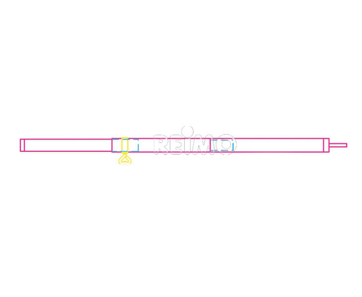 Telescopische steunstang 180-220cm