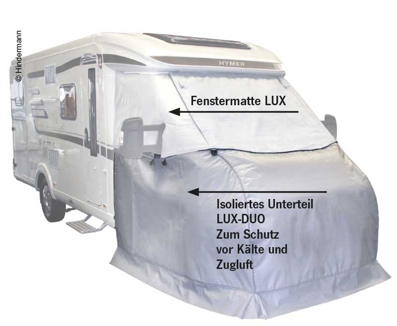 Thermo-Fenstermatte obere Fensterabdeckung