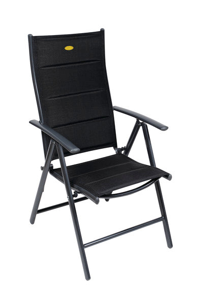 Campingstoel Ischia Mega Comfort 7-voudig verstelbaar