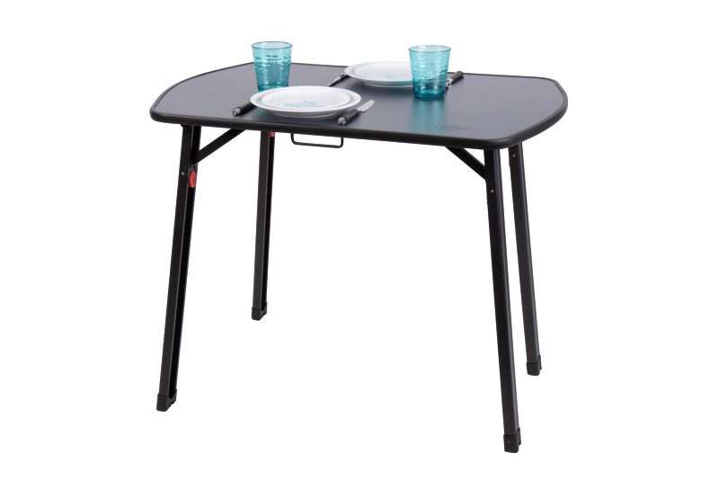 Kampeertafel bus tafel Multi Donker, weerbestendig 90x60x74cm, weerbestendig.