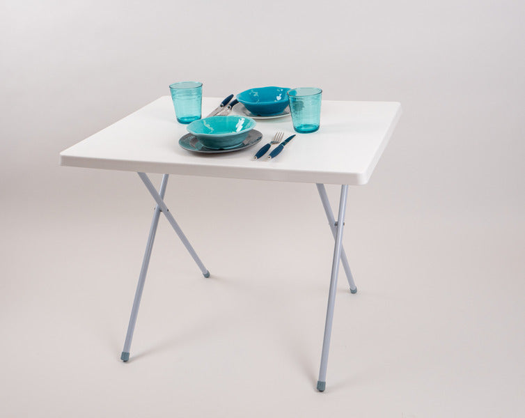 Campingtafel Eva 80cm x 60cm x 62cm/50cm - staal 19mm x 7mm - Camp4