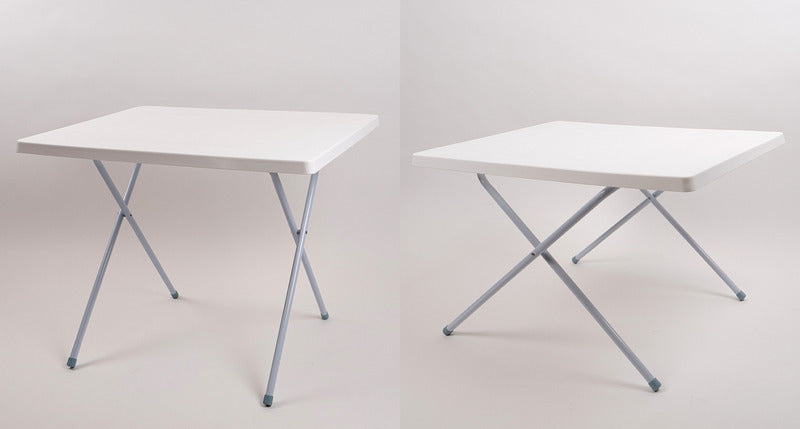 Campingtafel Eva 80cm x 60cm x 62cm/50cm - staal 19mm x 7mm - Camp4
