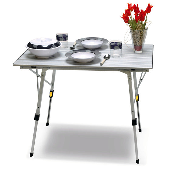Aluminium roltafel, campingtafel Bali