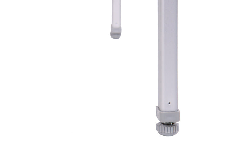 Kampeertafel met bamboe blad - 100 x 65 x 42/65 cm