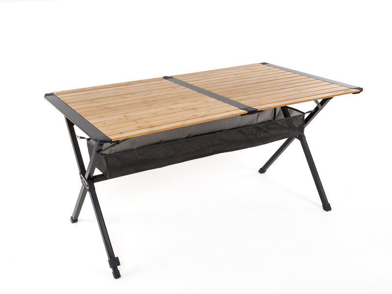 Bamboe roltafel MENDOZA 140 - 140 x 80 cm