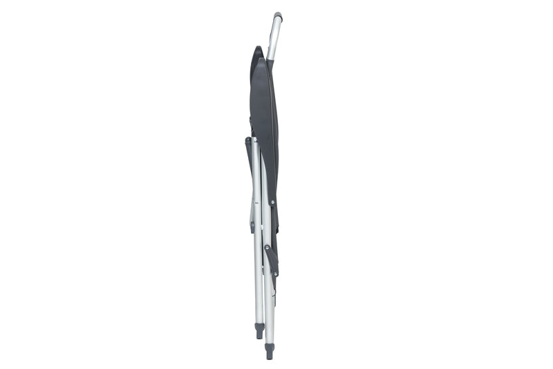 Macaya – Aluminium stoel met hoge rugleuning en een frame van ronde buizen