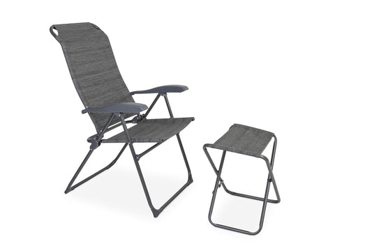 Barletta – Campingstoelenset met voetsteun